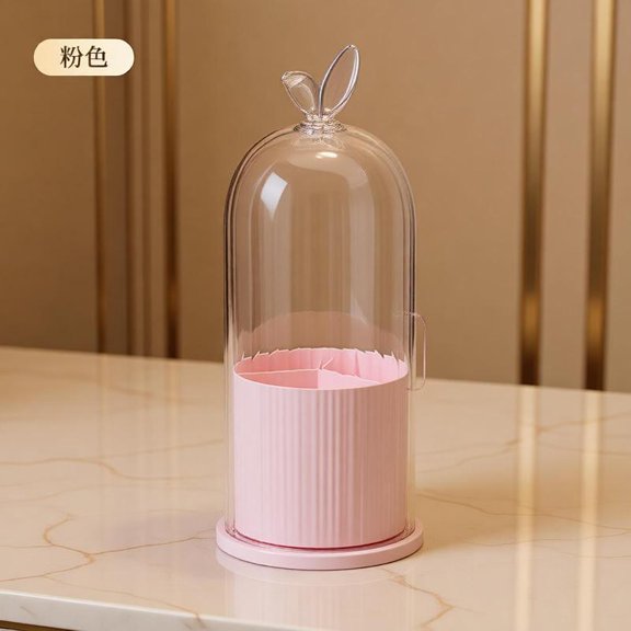 Zeiwohndc Plastic Makeup Holder Having Turn Design Tiered Cosmetic Storage Case