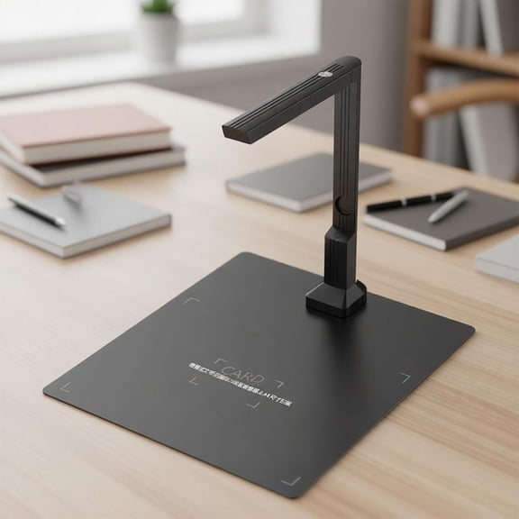 Zeiwohndc Portable 16MP USB Document Scanner For A4 Paper With OCR Text Recognition