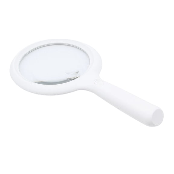 Zeiwohndc Portable Acrylic Lens Magnifying Tool Adjustable Cool Warm Light ABS Grip For Precise Work
