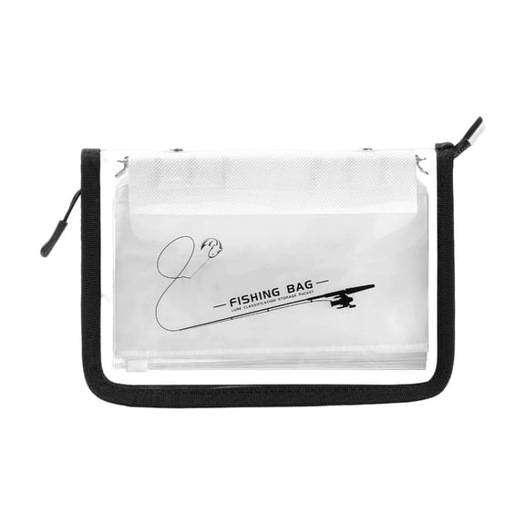 Zeiwohndc Portable Artificial Baits Fishing Tackle Binder Bag Storage Bag
