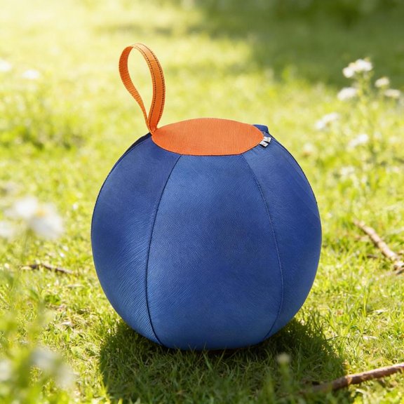 Zeiwohndc Portable Inflatable Pet Toy Ball with Zippers for Easy Storage and Training