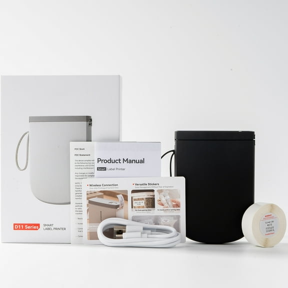 Zeiwohndc Portable Label Maker Machine With Tape D11 Thermal Label Printer