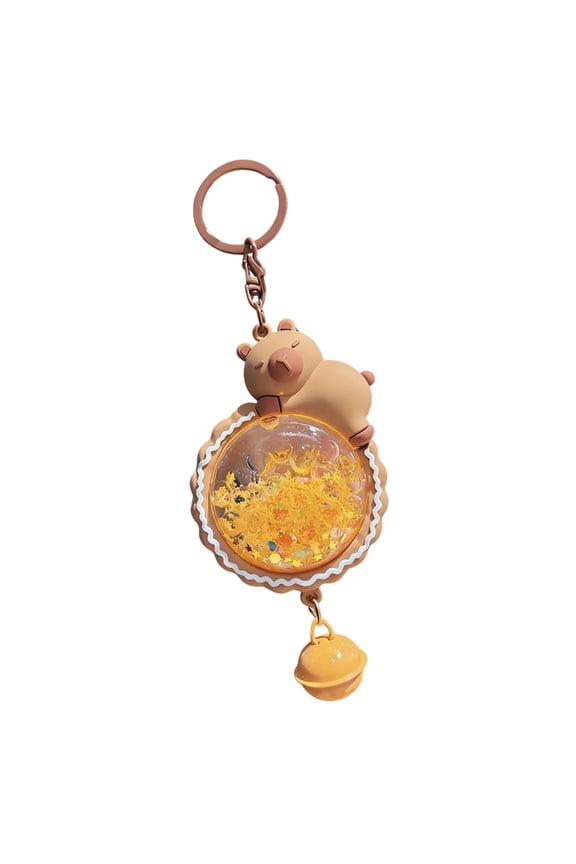 Portable Sand Art Key Holder Alloy Acrylic Construction Decorative For Adults