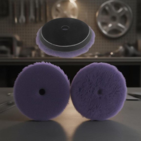 Zeiwohndc Premium Wool Polishing Disc Scratch Removal Tool For Car Paint Correction 3pcs