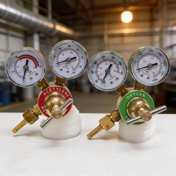 Zeiwohndc Pressure Regulator Gauge Equipped with T Handle for Easy Manual Control