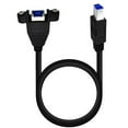 thumbnail image 1 of Zeiwohndc Printers Extension Cable USB 3.0 Male to Female Connection 90 Degree Angled, 1 of 12