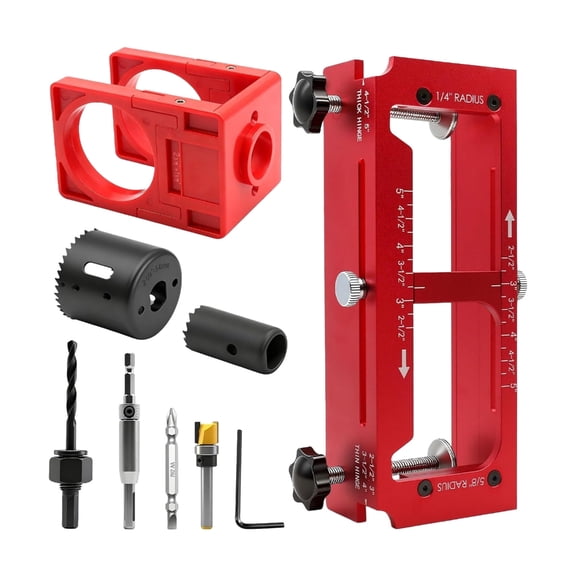 Zeiwohndc Professional Grade Door Hinge and Locking Installation Kit for DIY Projects Use
