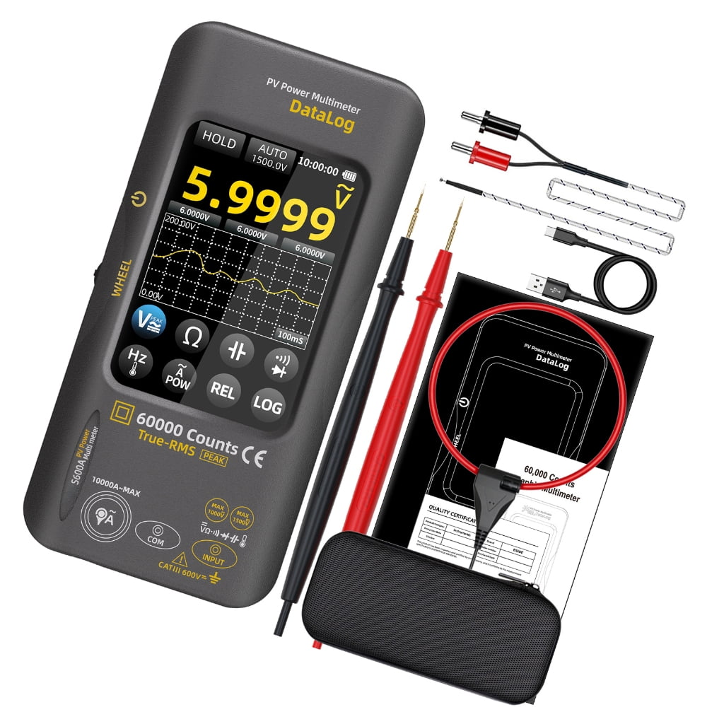 Multimeter Analysis Zeiwohndc Professional Portable Multimeter with Real Time Graphing ...
