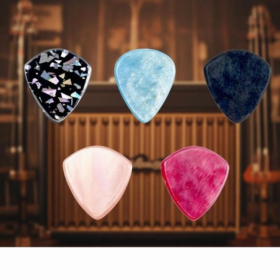 Zeiwohndc Professional Resins Guitar Picks For Precise Strumming And Picking