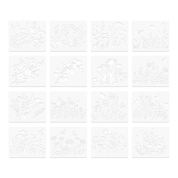 Zeiwohndc Professional Reusable Art Stencil Template Precisions Cut Shape Crafting Tool