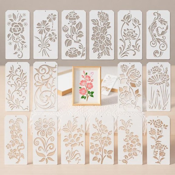 Zeiwohndc Professional Reusing Art Stencil Template Precisions Cut Shape Crafting Tool