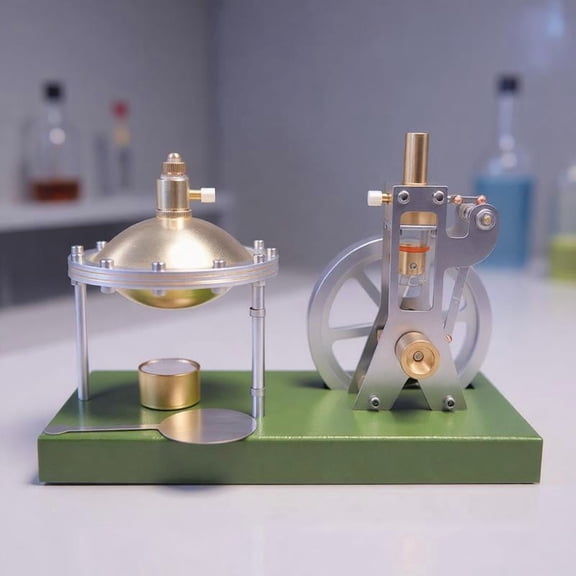 Zeiwohndc Professional Steam Power Engine Model For Physics Teaching And Demonstration