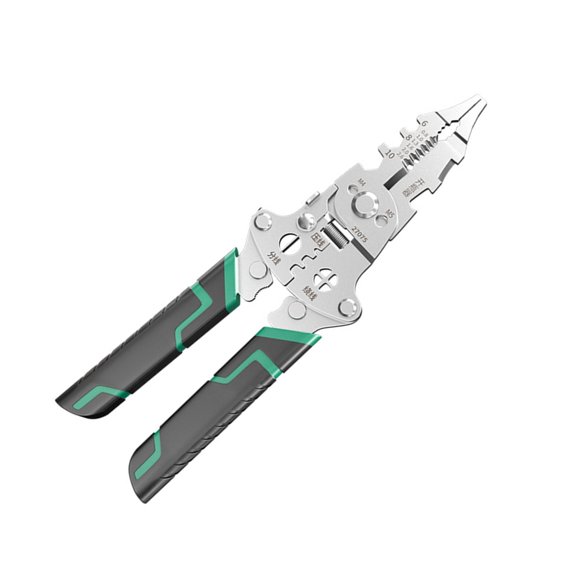 Zeiwohndc Professional Steel Electrician Wire Stripping Tool Foldable Design Lightweight