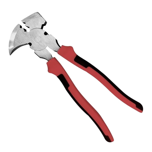 Zeiwohndc Professional Steel Fencing Pliers Tool Ergonomic Grip Wire Cutting&Nail Removal