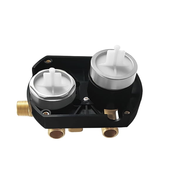 Zeiwohndc R2200 Universal Brass Body Shower and Steering Valves Easy to Installation