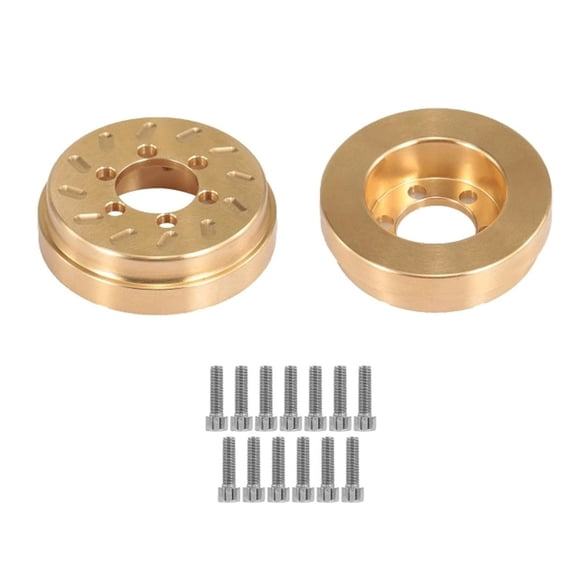Zeiwohndc RC Counterweight Brake Disc Weights for Wheel Rims Axial TRX4 1/10 Crawler Car