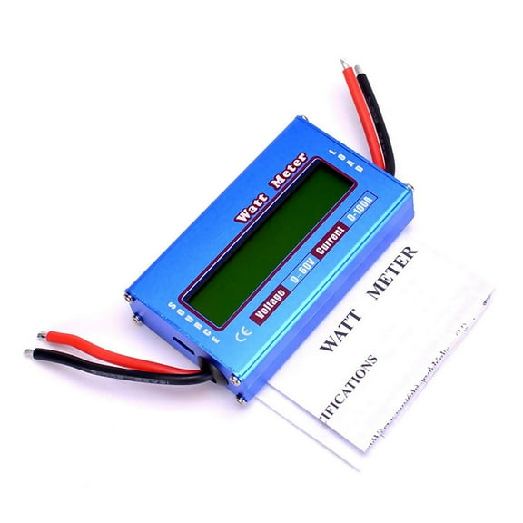 Zeiwohndc RC Watt Meter 100A Power Analyzer Digital LCD Balance Battery Voltage Checker