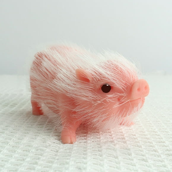 Zeiwohndc Realistic Mini Silicone Piggy Doll Surprise Birthday Gift Toy Collection
