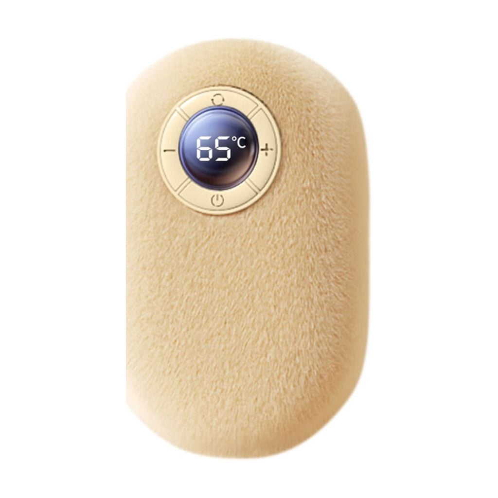 Zeiwohndc Rechargeable Plush Hand Warmer Heating Pad For Camping Winter Activities