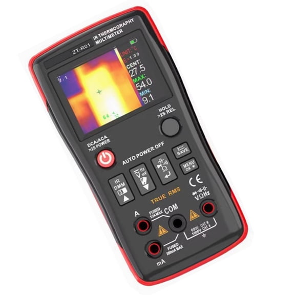 Zeiwohndc Rechargeable Thermometers Multimeter Real Time Display High Accuracy