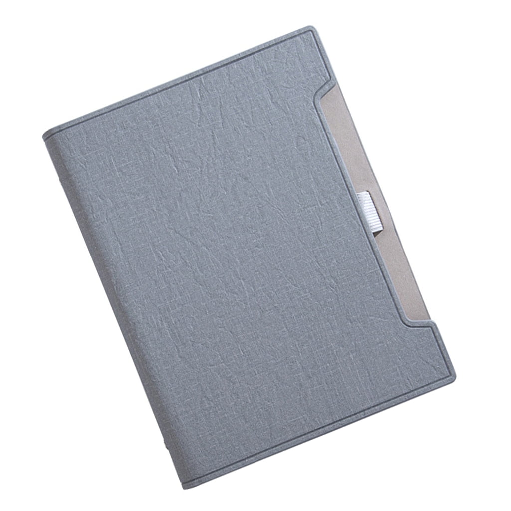 Zeiwohndc Refillable Notebook Hardcover Journal With 6 Rings PU Leather Binder Covers