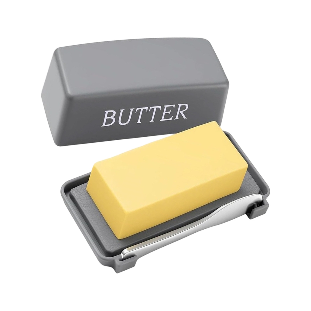 Zeiwohndc Refrigerator Safe Butter Container Contains For Effortlessly ...