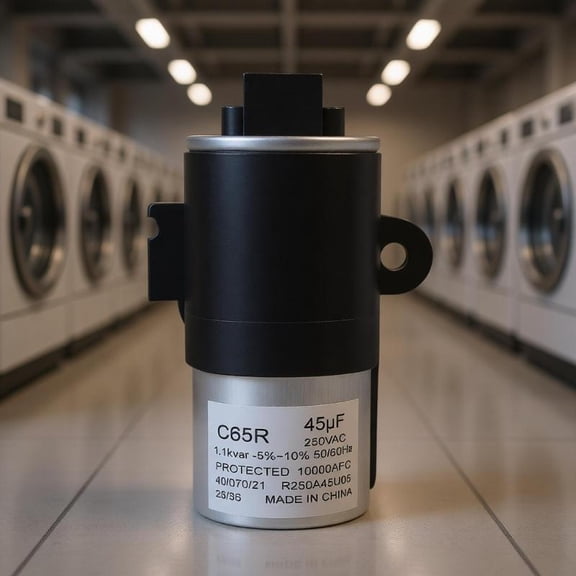 Zeiwohndc Reliable Plastic C65R Capacitor For Washing Machines 7.11x10.92cm Size