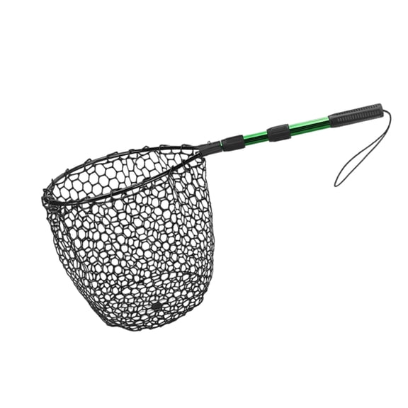 Zeiwohndc Retractable Aluminum Fishing Net Durability Silicones Net Easyly Carrying