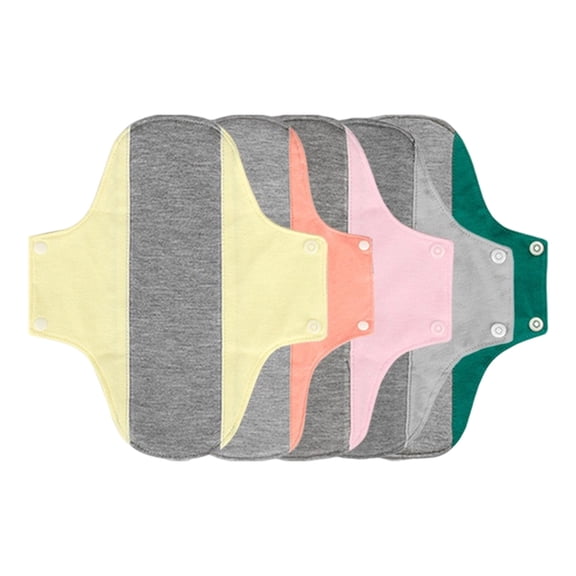 Zeiwohndc Reusable Sanitary Pads Soft Cloth Panty Liners Feminine Pads Menstrual Pads