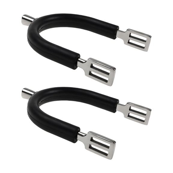 Zeiwohndc Rubber Covered Bumper Horse Boot Spur Competition Equipments for Men Women