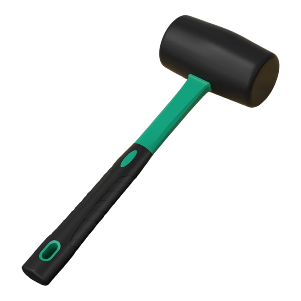 Zeiwohndc Rubber Hammer Mallets With Textured Handle For Secure Tile Adjustment Work