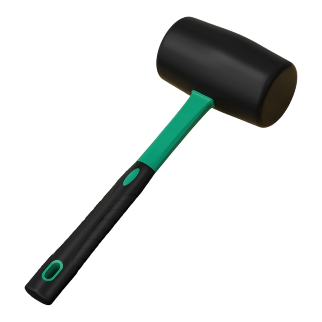 Zeiwohndc Rubber Hammer Mallets With Textured Handle For Secure Tile Adjustment Work