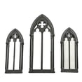 thumbnail image 1 of Zeiwohndc Rustics Arched Window Frame Hanging Window Pane Wall Decors Home Decorations, 1 of 7