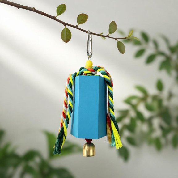 Zeiwohndc Safe Bird Toy For Talking Birds Promotes Proper Beak Development