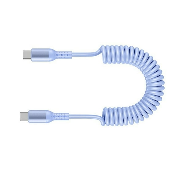 Zeiwohndc Scalable USB Type C Cable Support 6A Fast Charging Data Transfer Wire Black