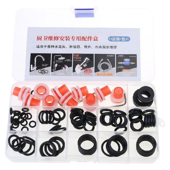 Zeiwohndc Seal Washer Assortment Kit Loosening Prevention Gaskets Repair Faucet Pipe