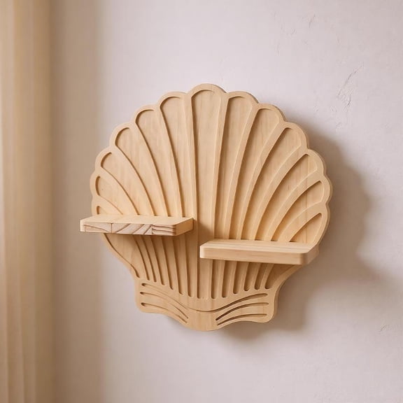 Zeiwohndc Seashells Wall Shelf Wall Mounted Storage Shelves Floating Shelves Wall Decors