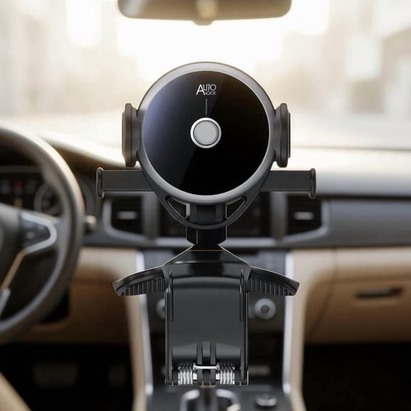 Zeiwohndc Secure Rubber Car Dashboard Phone Mount Allows Portrait And Landscape Viewing