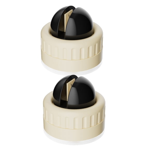 Zeiwohndc Set of 2 Steel Blade Sharpener Suction Mount Design For Precise Edging Honing