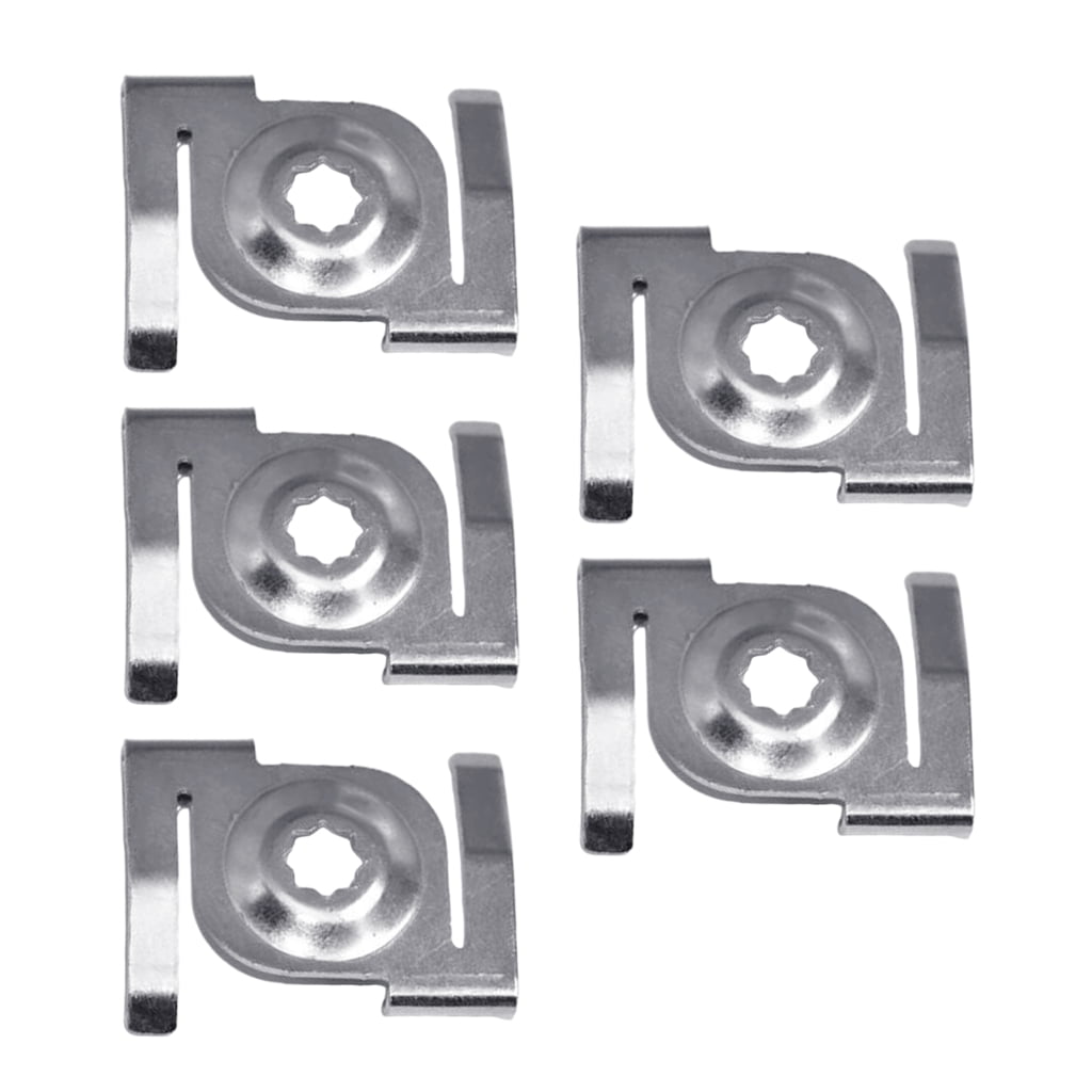 Zeiwohndc Set of 5 Chrome Finished Ceiling Grid Fasteners T Shape ...