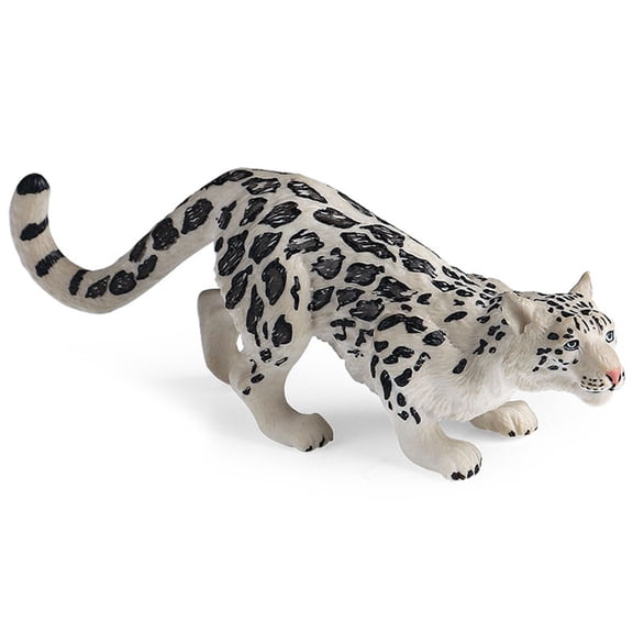 Zeiwohndc Simulated Wildlife Model Cheetah Toy Large Snow Leopard Flower Leopard Solid