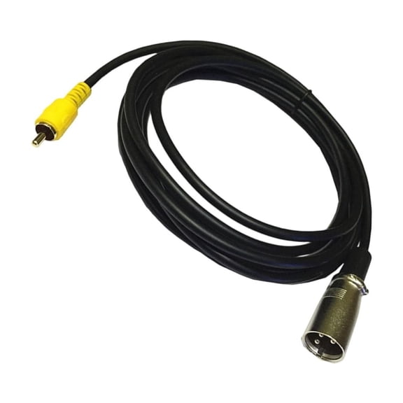 Zeiwohndc Single Phono 3Pin Balanced Cord 1.5m Professional Auditory Cord Shielding