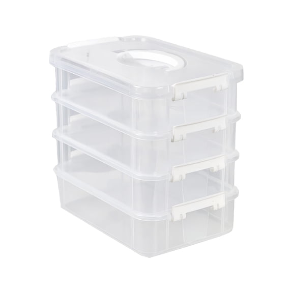 Zeiwohndc Slide Out Compartment Box Storage Container