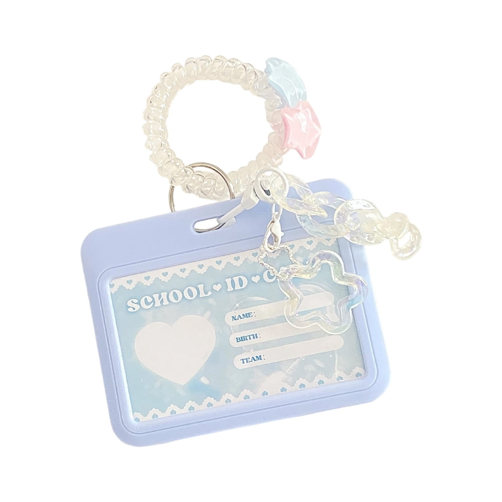 Zeiwohndc Sliding Action Card Case Clear Plastic Card Cover With ...