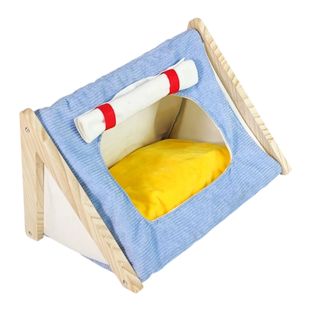 Zeiwohndc Soft Hamster Toy Bed Cage Toy Winter Bed Habitat for Other Small Animals