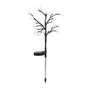 Zeiwohndc Solar Pathway Lights Outdoor Solar Garden Lights Plastic Solar Stake Lights