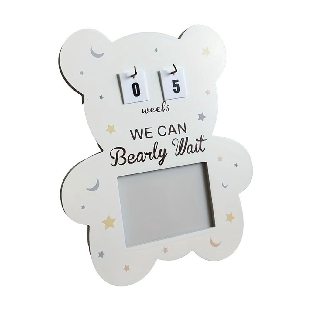 Zeiwohndc Sonogram Picture Frame with Baby Countdowns Week Baby Shower ...