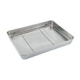 thumbnail image 1 of Zeiwohndc Stainless Steel Roasting Baking Pan With Rack For Large Capacity Even Heating, 1 of 16