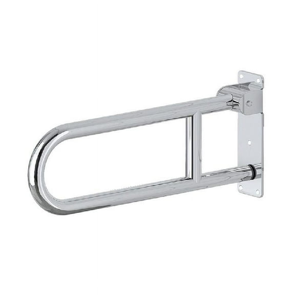 Zeiwohndc Stainless Steel Toilet Handle 23.6" Heavy Duty Support for Disabled & Elderly