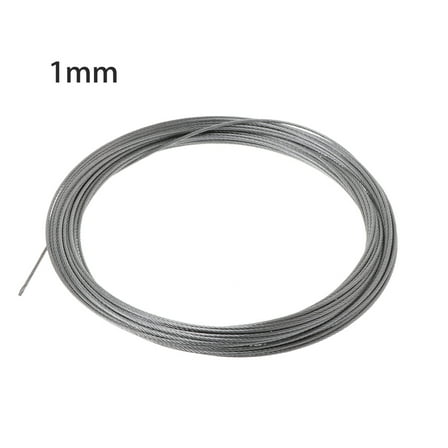 Zeiwohndc Stainless Steel Wire Rope Cable for Deck Railing Handrail Safety System